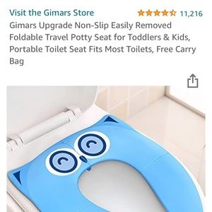 Gently used owl collapsible training potty seat